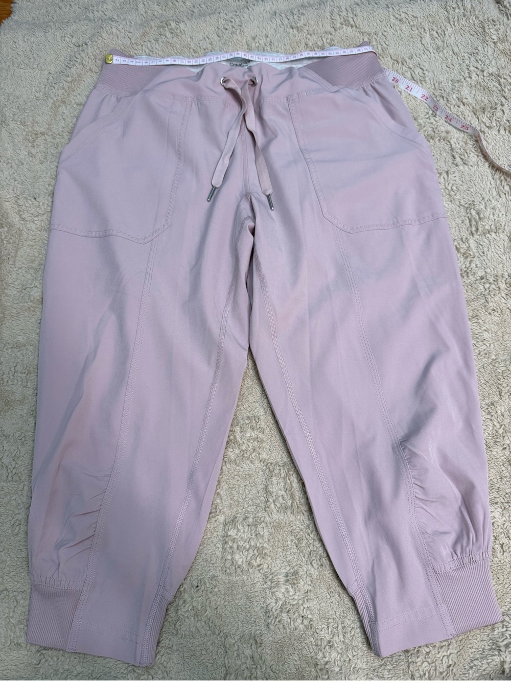 Calvin Klein Dusty Pink Capri Sweatpants